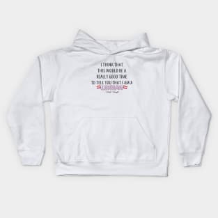 Nicole Haught - 'I am a lesbian' Kids Hoodie